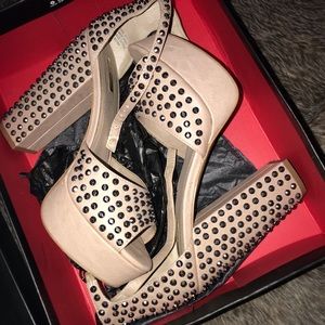Nude Platform Heels
